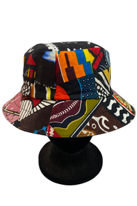 Novo African Patchwork Bucket Hat