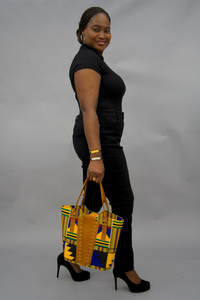 Briga Kente Tote Bag